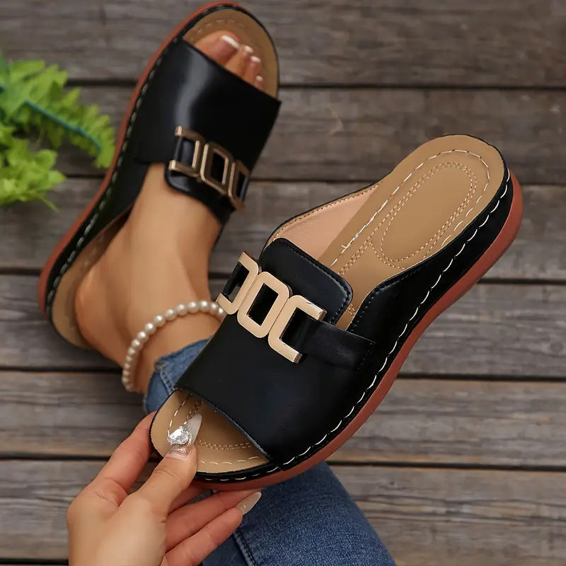 Karoline | Stylish and Comfortable Orthopaedic Wedge Sandals
