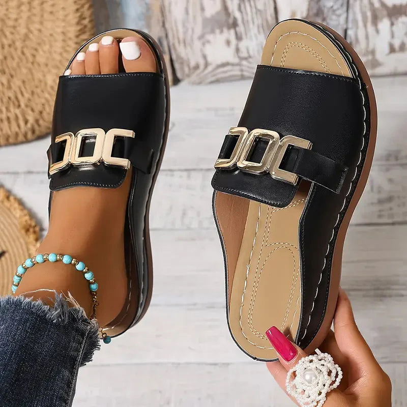 Karoline | Stylish and Comfortable Orthopaedic Wedge Sandals