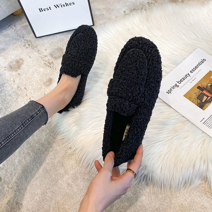 Leni™ | Comfortable moccasins - Black / 35