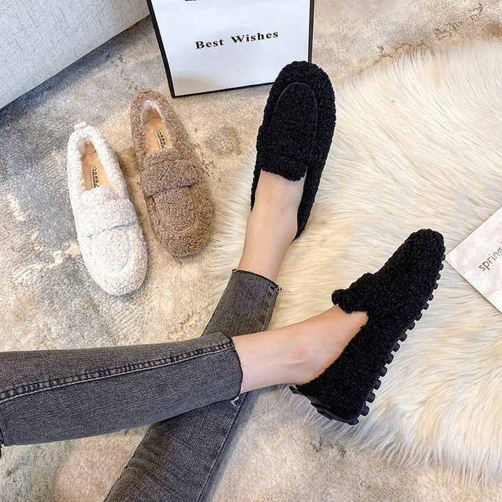 Leni™ | Comfortable moccasins - Cream / 35