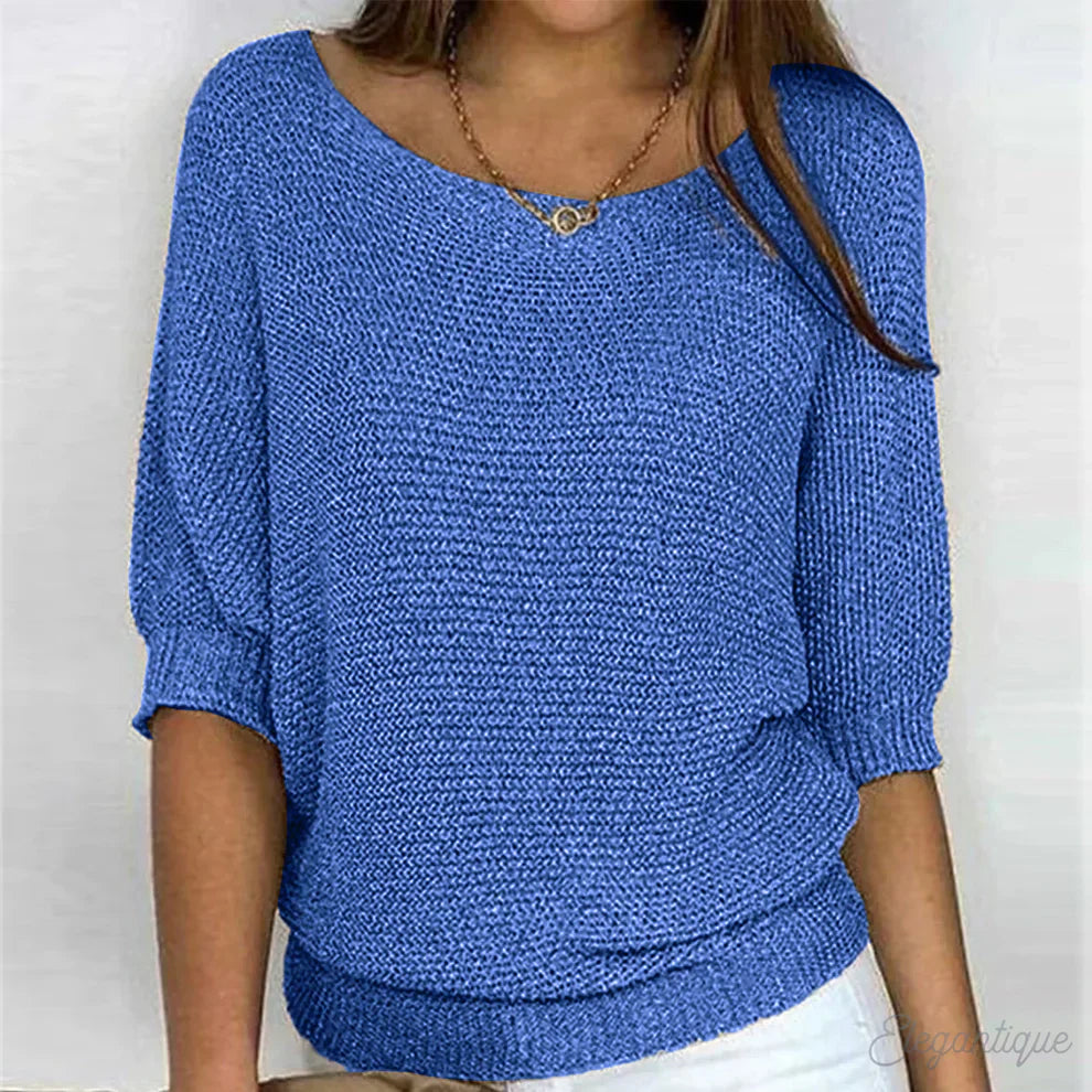 Paula | Pull-over - Blue / S