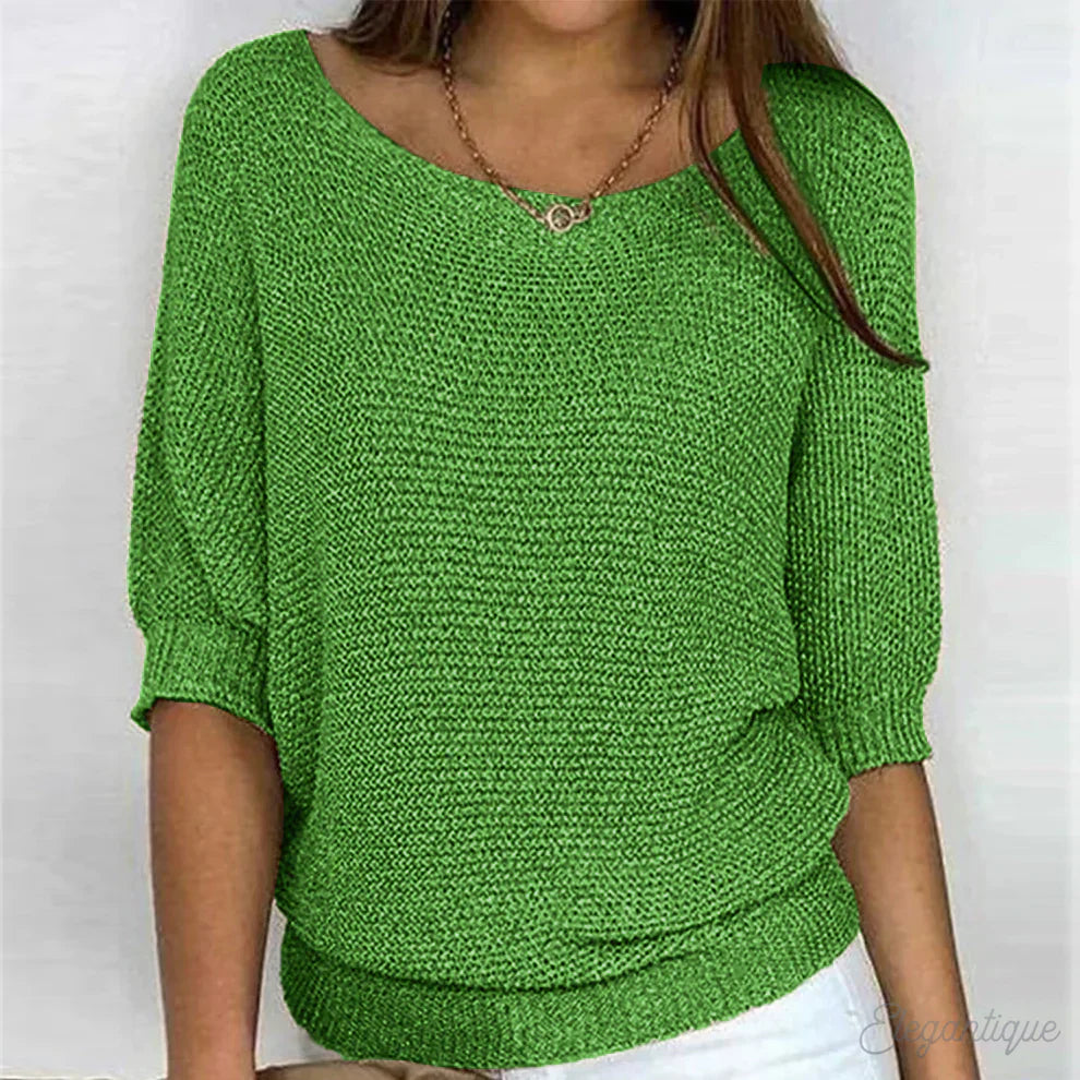 Paula | Sweater - Green / S