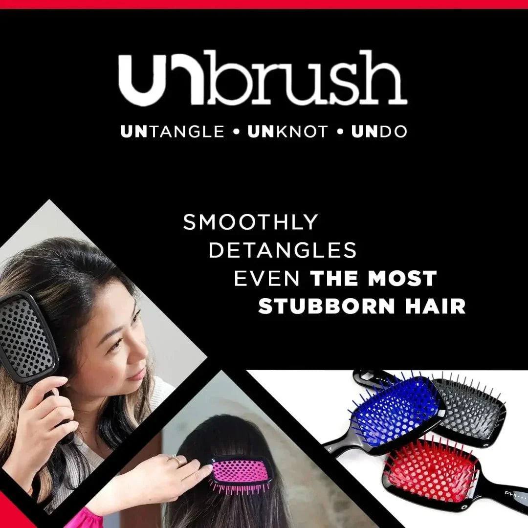 UNbrush | the gentlest detangler! | 50% DISCOUNT TODAY! - hair brush - Pink
