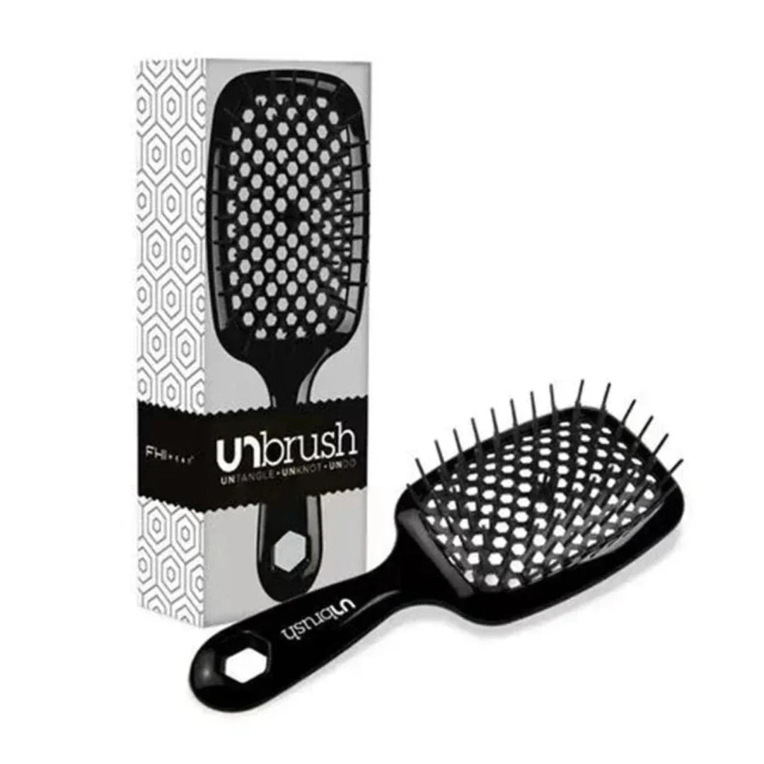 UNbrush | the gentlest detangler! | 50% DISCOUNT TODAY! - hair brush - Black