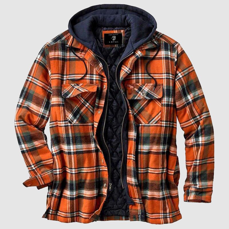 Henrik™ | Lined lumberjack jacket - Blue / S