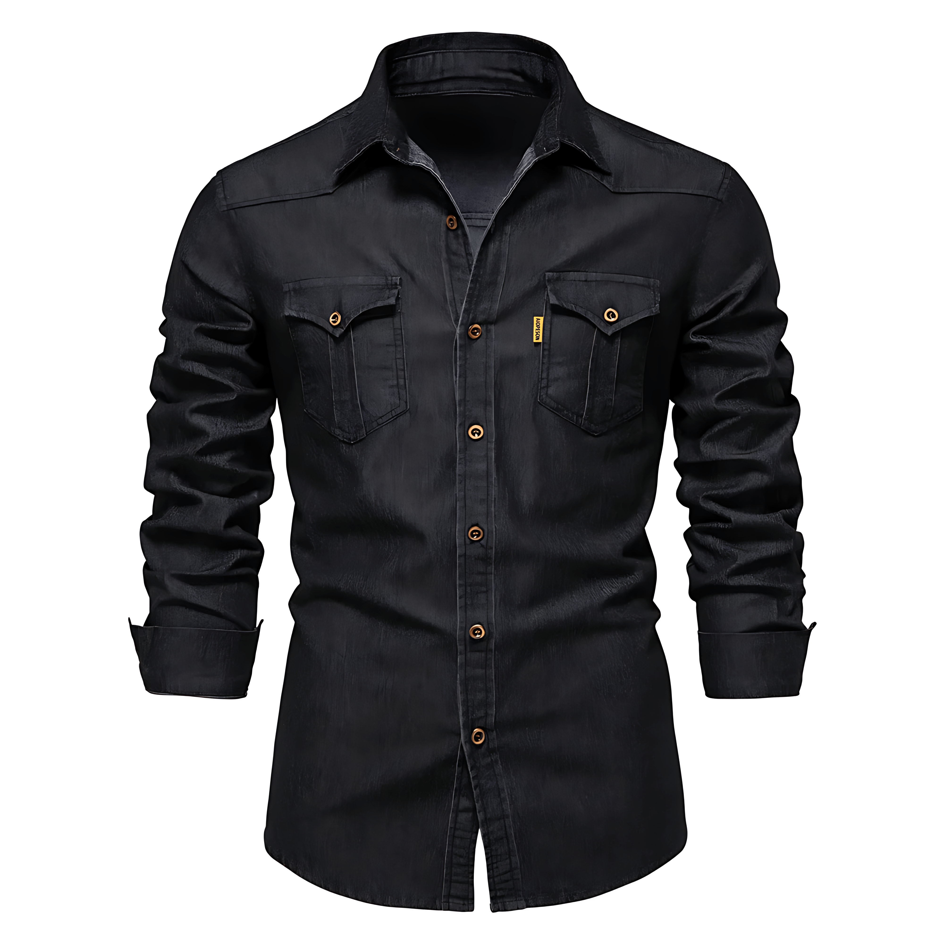 Astra - Denim shirt - Black / S
