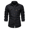 Astra - Denim shirt - Black / S