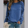 Stella™ - Stylish, comfortable sweatshirt with a round neckline - Blue / S
