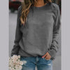 Stella™ - Stylish, comfortable sweatshirt with a round neckline - Grey / S