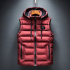 Henry™ | Urban hooded waistcoat - Red / XXS