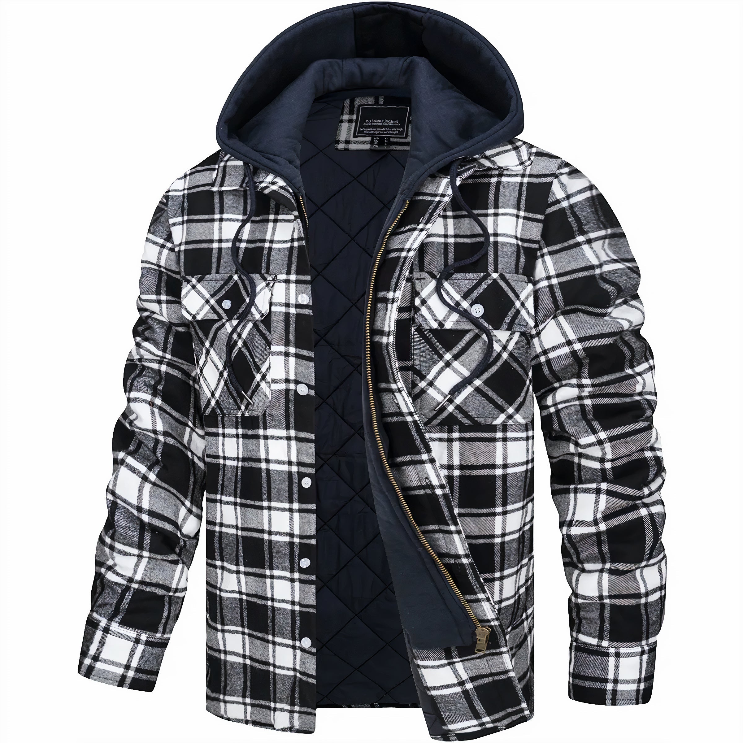 Emil™ | Stylish spring jacket - Black / S