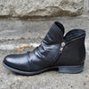 Tamina™ | Stylish leather boots - 2075-D - Black / 35