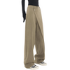 Naila™ | Asymmetric casual trousers - Black Xiala / XS